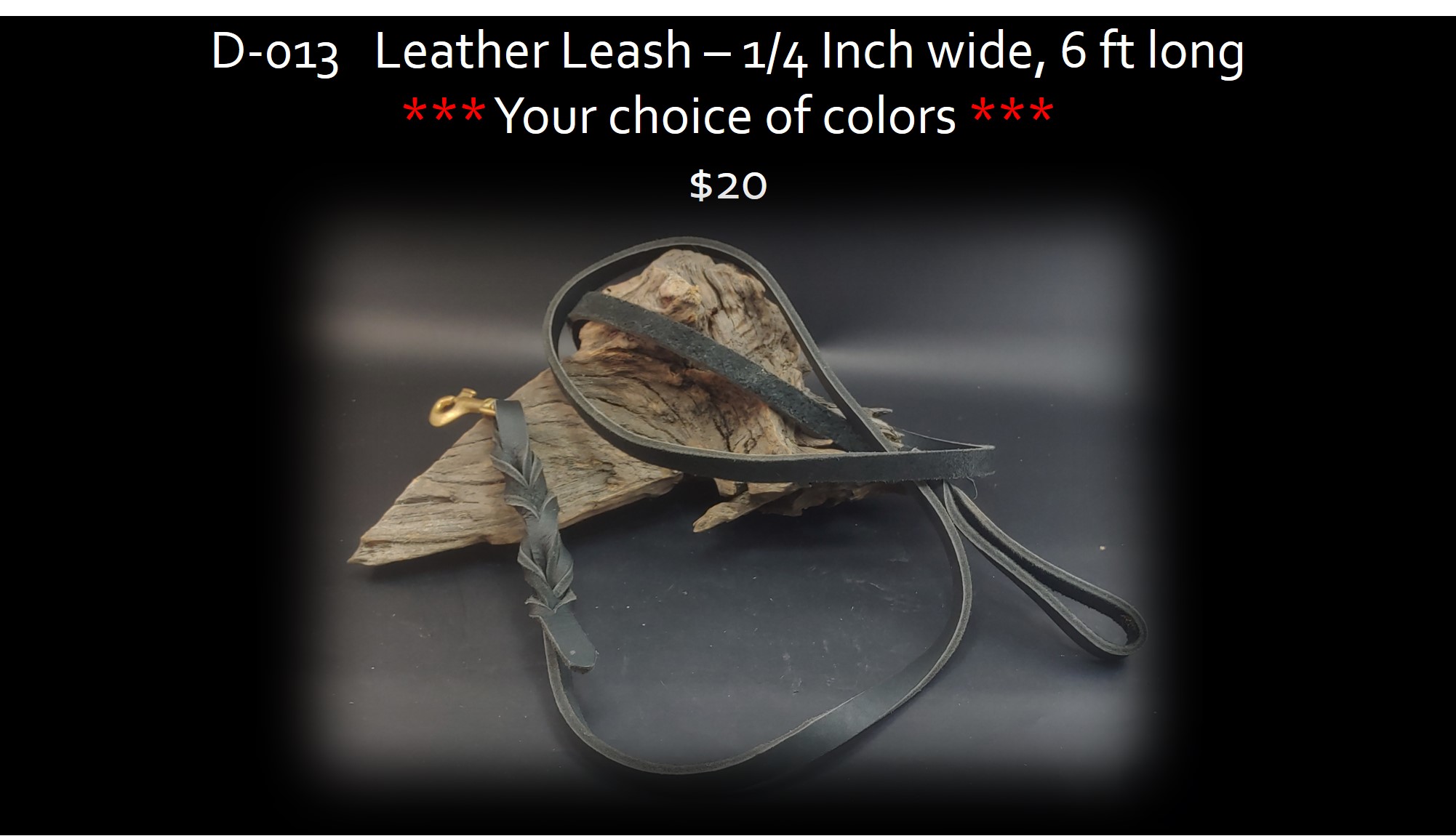 Leather Dog Leash